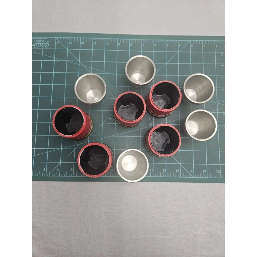 12 Gauge Shotgun Shell Shot Glass Pacific Giftware Lot of 5